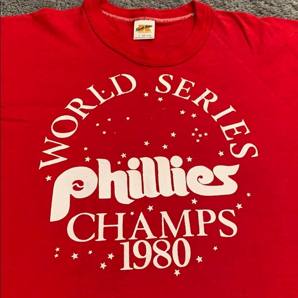 Vintage Shirt Philadelphia Phillies Baseball MLB - Picture 2 of 12